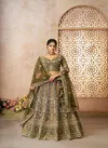 Kf 04 Mehendi Soft Net Gorgeous Bridal Lehenga Wholesale Suppliers In Mumbai
